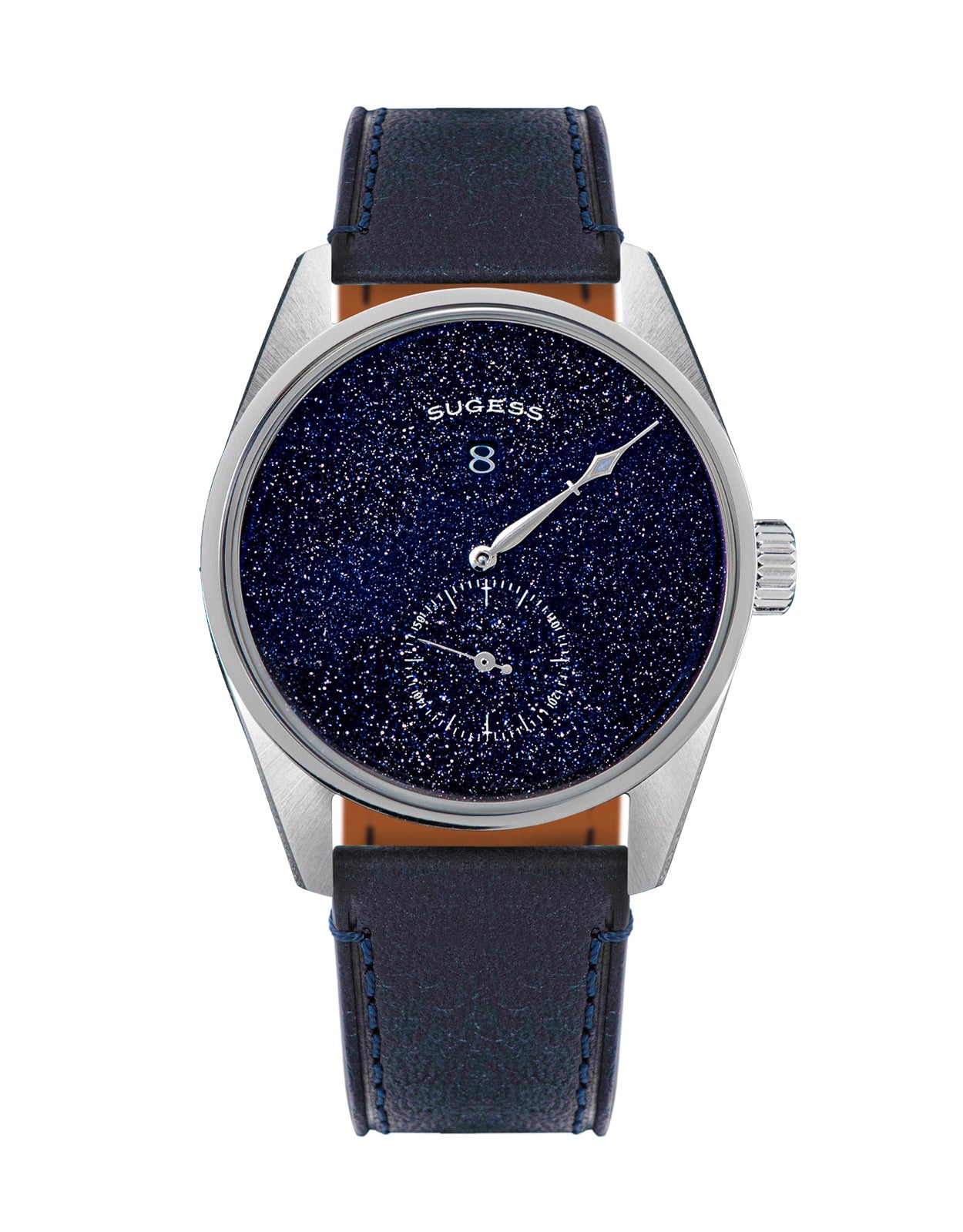Sugess Art Master Jump Hour One Pointer Automatic Mechanical Mens Watch S451 2 Blue Model S451 2.E