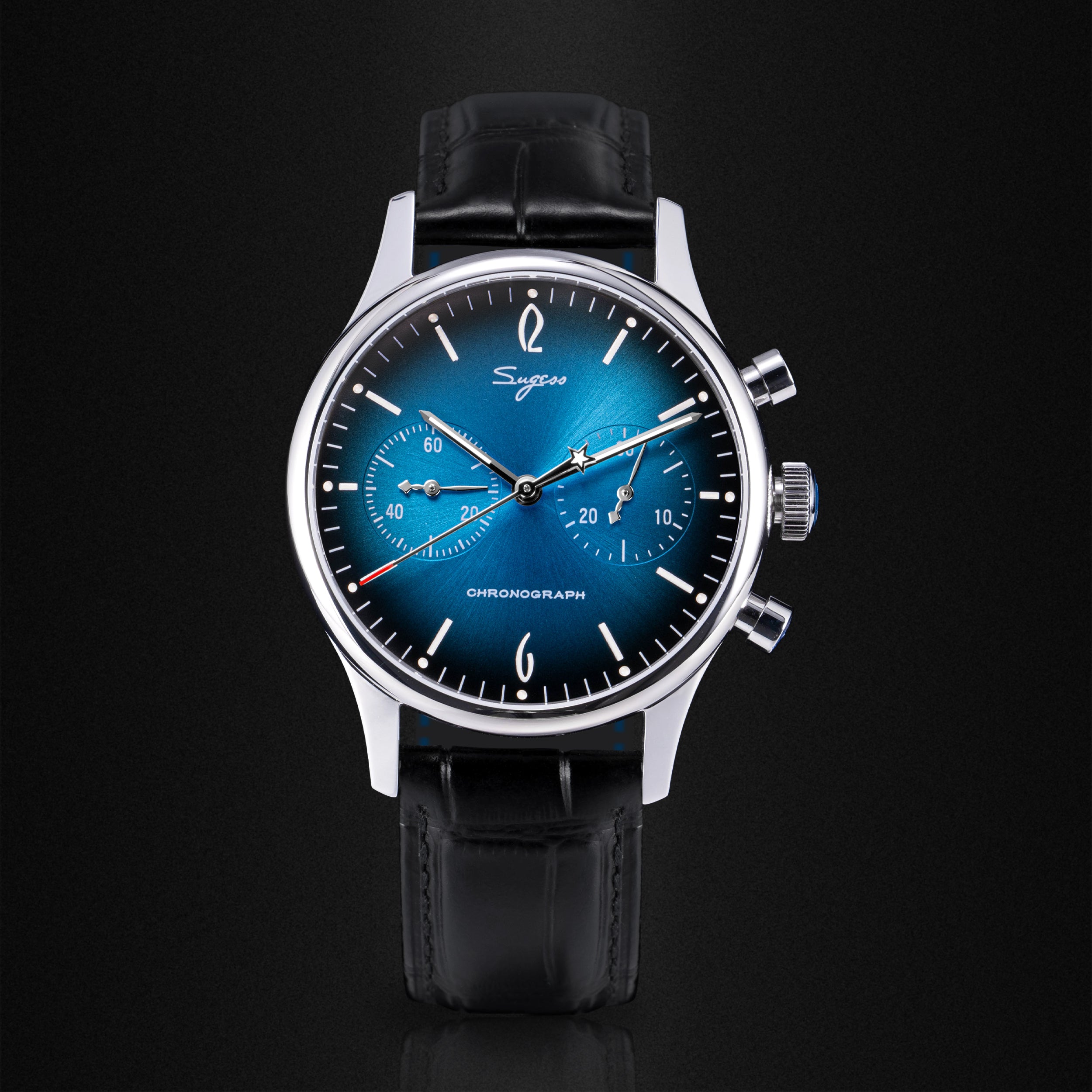 Sugess Chrono Heritage SU60.02.K.GN SU60.02.K.SN Seagull SEA