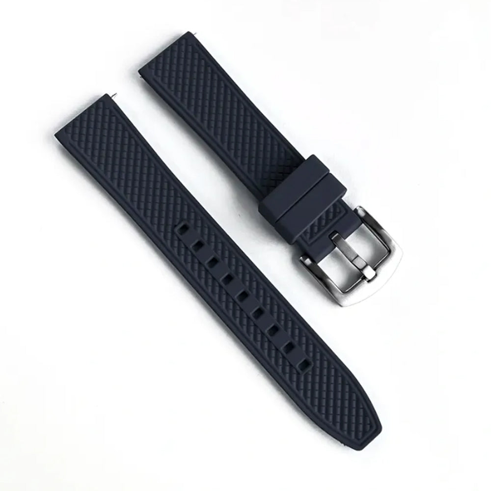 Sugess Watch Sugess Black Fluoro rubber w/ Pin Buckle
