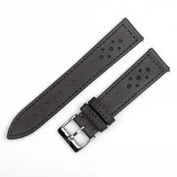 Sugess Watch Sugess Black Hole Style Leather w/ Pin Buckle
