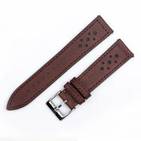 Sugess Watch Sugess Brown Hole Style Leather w/ Pin Buckle