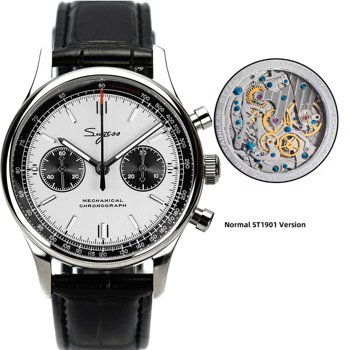 Sugess Watch Chrono Heritage SUPANK002GN/SN
