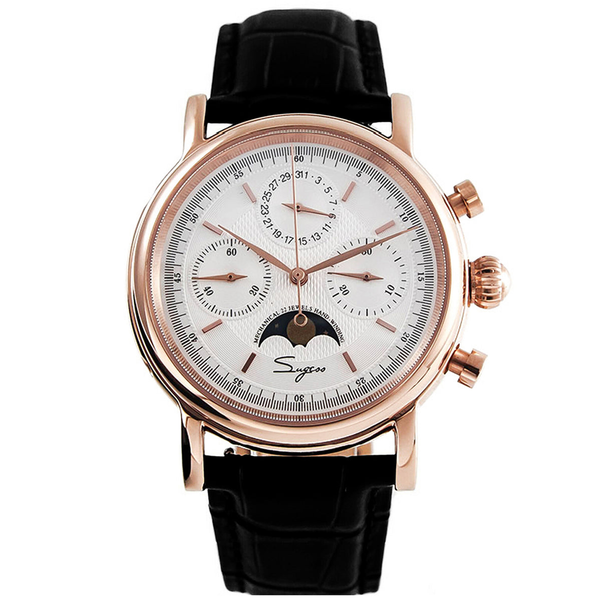 Sugess Watch MoonPhase Master Chronograph SU1908GK/X