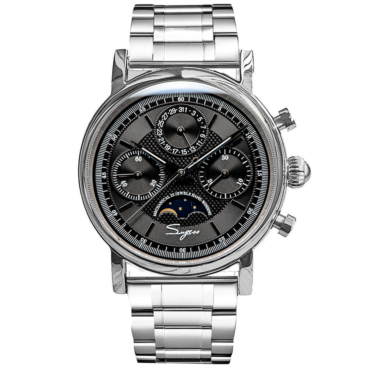 Sugess Watch MoonPhase Master Chronograph SU1908SZT/X