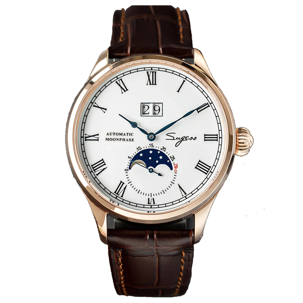 Sugess Watch MoonPhase Master Automatic SU2528GW