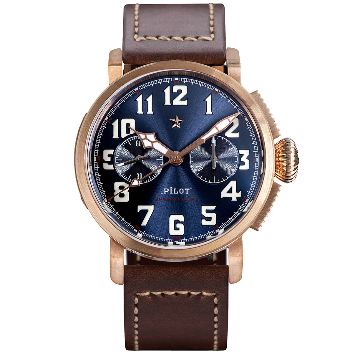 Sugess Watch Bronze Pilot SUPILOT009